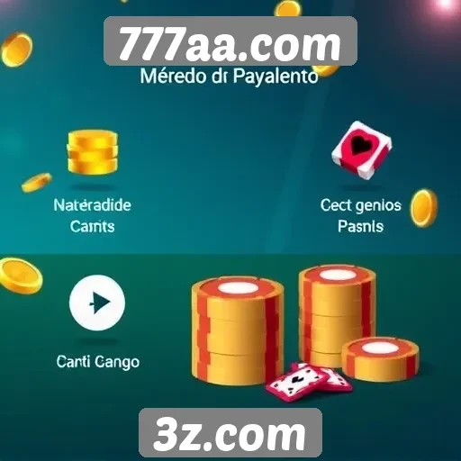 Métodos de pagamento aceitos no site de jogos 777aa.com
