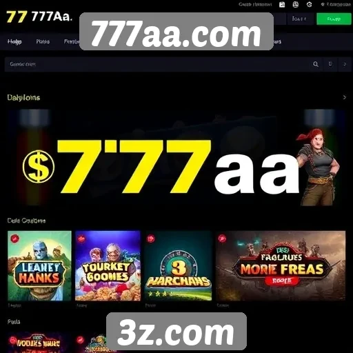 Estudo sobre as opções de jogos disponíveis no 777aa.com